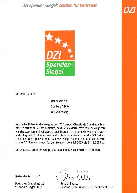 DZI-Spendensiegel 2023