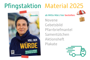 Hinweis auf die Bestellseite für das Renovabis-Aktionsmaterial